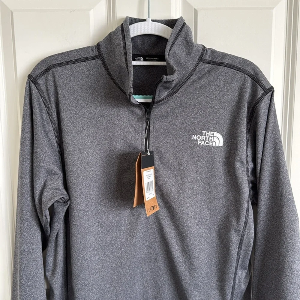 The North Face Gray Quarter Zip Up